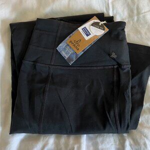 NWT prAna Women's Black Contour Pant - Short Inseam, Large